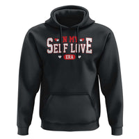 Funny Anti Valentine's Day Hoodie In My Self Love Era Singles Awareness Day