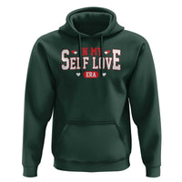 Funny Anti Valentine's Day Hoodie In My Self Love Era Singles Awareness Day