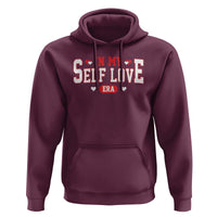 Funny Anti Valentine's Day Hoodie In My Self Love Era Singles Awareness Day