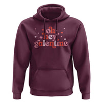 Funny Galentine's Day Hoodie Oh Hey Galentine Retro Heart
