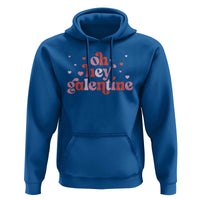 Funny Galentine's Day Hoodie Oh Hey Galentine Retro Heart