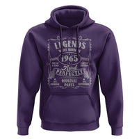 Funny Birthday Legends Were Born In 1965 Hoodie Vintage BDay Father's Day