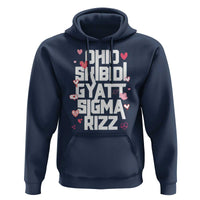 Funny Skibidi Rizz Gyatt Ohio Sigma Valentine's Day Hoodie