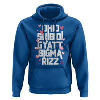 Funny Skibidi Rizz Gyatt Ohio Sigma Valentine's Day Hoodie