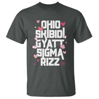 Funny Skibidi Rizz Gyatt Ohio Sigma Valentine's Day T Shirt