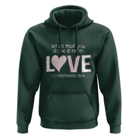 Let All That You Do Be Done In Love Hoodie Christian Religious God Bible Verses Valentine's Day Pink Heart