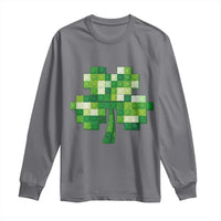 Funny St Patricks Day Shamrock Building Blocks Bricks Long Sleeve Shirt