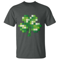 Funny St Patricks Day Shamrock Building Blocks Bricks T Shirt