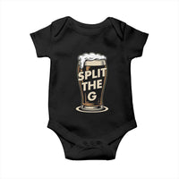 Funny Irish Beer Slit The G Baby Onesie Stout Beer Drinking Lover