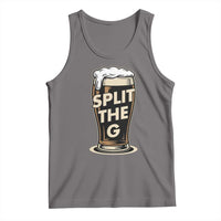 Funny Irish Beer Slit The G Tank Top Stout Beer Drinking Lover