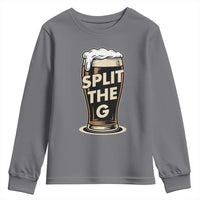 Funny Irish Beer Slit The G Youth Sweatshirt Stout Beer Drinking Lover