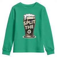 Funny Irish Beer Slit The G Youth Sweatshirt Stout Beer Drinking Lover