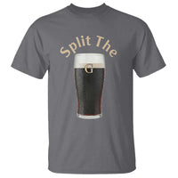 Funny Irish Beer Split The G T Shirt St Patricks Day Stout Beer Drinking Day