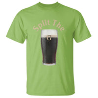 Funny Irish Beer Split The G T Shirt St Patricks Day Stout Beer Drinking Day
