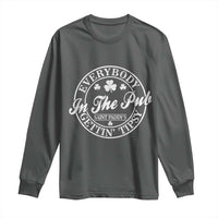 Everybody In The Pub Gettin Tipsy Long Sleeve Shirt Funny St Patricks Day Beer Drinking