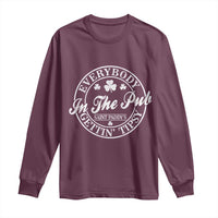 Everybody In The Pub Gettin Tipsy Long Sleeve Shirt Funny St Patricks Day Beer Drinking