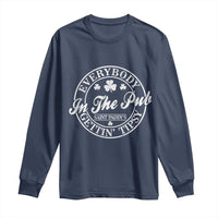 Everybody In The Pub Gettin Tipsy Long Sleeve Shirt Funny St Patricks Day Beer Drinking