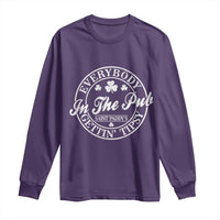 Everybody In The Pub Gettin Tipsy Long Sleeve Shirt Funny St Patricks Day Beer Drinking