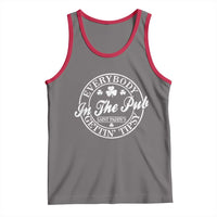 Everybody In The Pub Gettin Tipsy Tank Top Funny St Patricks Day Beer Drinking