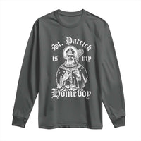 Saint Patrick Is My Homeboy Long Sleeve Shirt Funny St Patricks Day