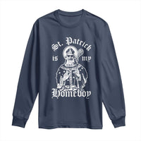 Saint Patrick Is My Homeboy Long Sleeve Shirt Funny St Patricks Day