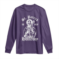 Saint Patrick Is My Homeboy Long Sleeve Shirt Funny St Patricks Day
