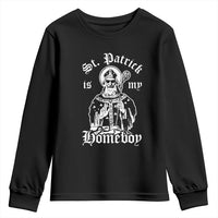 Saint Patrick Is My Homeboy Youth Sweatshirt Funny St Patricks Day