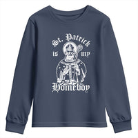 Saint Patrick Is My Homeboy Youth Sweatshirt Funny St Patricks Day