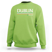Dublin Ireland Sweatshirt Ireland Flag Souvenirs St Patricks Day Shamrock
