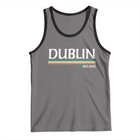 Dublin Ireland Tank Top Ireland Flag Souvenirs St Patricks Day Shamrock