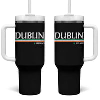 Dublin Ireland Tumbler With Handle Ireland Flag Souvenirs St Patricks Day Shamrock