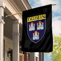 Dublin Ireland Garden Flag The Coat of Arms of Dublin Three Burning Castles