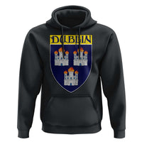 Dublin Ireland Hoodie The Coat of Arms of Dublin Three Burning Castles