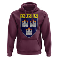 Dublin Ireland Hoodie The Coat of Arms of Dublin Three Burning Castles
