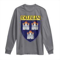 Dublin Ireland Long Sleeve Shirt The Coat of Arms of Dublin Three Burning Castles