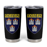 Dublin Ireland Tumbler Cup The Coat of Arms of Dublin Three Burning Castles