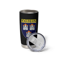 Dublin Ireland Tumbler Cup The Coat of Arms of Dublin Three Burning Castles