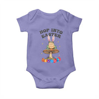 Funny Hop Into Easter Baby Onesie Easter Day Frog Bunny Egg