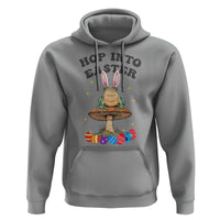 Funny Hop Into Easter Hoodie Easter Day Frog Bunny Egg
