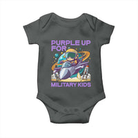 Purple Up For Military Kids Baby Onesie Military Child Month Astronaut Fights