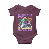 Purple Up For Military Kids Baby Onesie Military Child Month Astronaut Fights