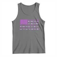 Military Child Month Military Transport American Flag Tank Top