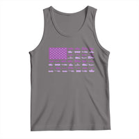 Military Child Month Military Transport American Flag Tank Top