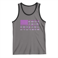 Military Child Month Military Transport American Flag Tank Top