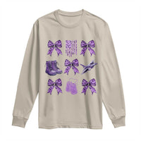 Military Kid Month Camo Coquette Bow Long Sleeve Shirt