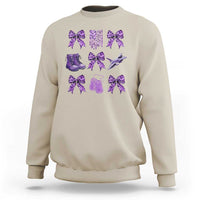 Military Kid Month Camo Coquette Bow Sweatshirt