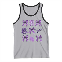Military Kid Month Camo Coquette Bow Tank Top