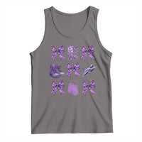 Military Kid Month Camo Coquette Bow Tank Top