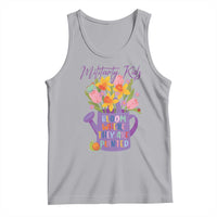 Military Kids Bloom Where They Are Planted Tank Top Military Child Month Flower
