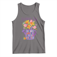 Military Kids Bloom Where They Are Planted Tank Top Military Child Month Flower